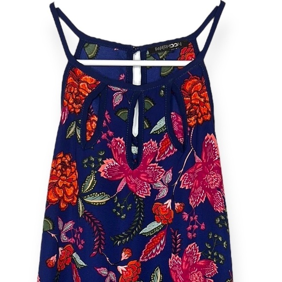 PaperMoon Anthropologie Floral Halter Flowy Tank Top Blouse - Picture 2 of 6